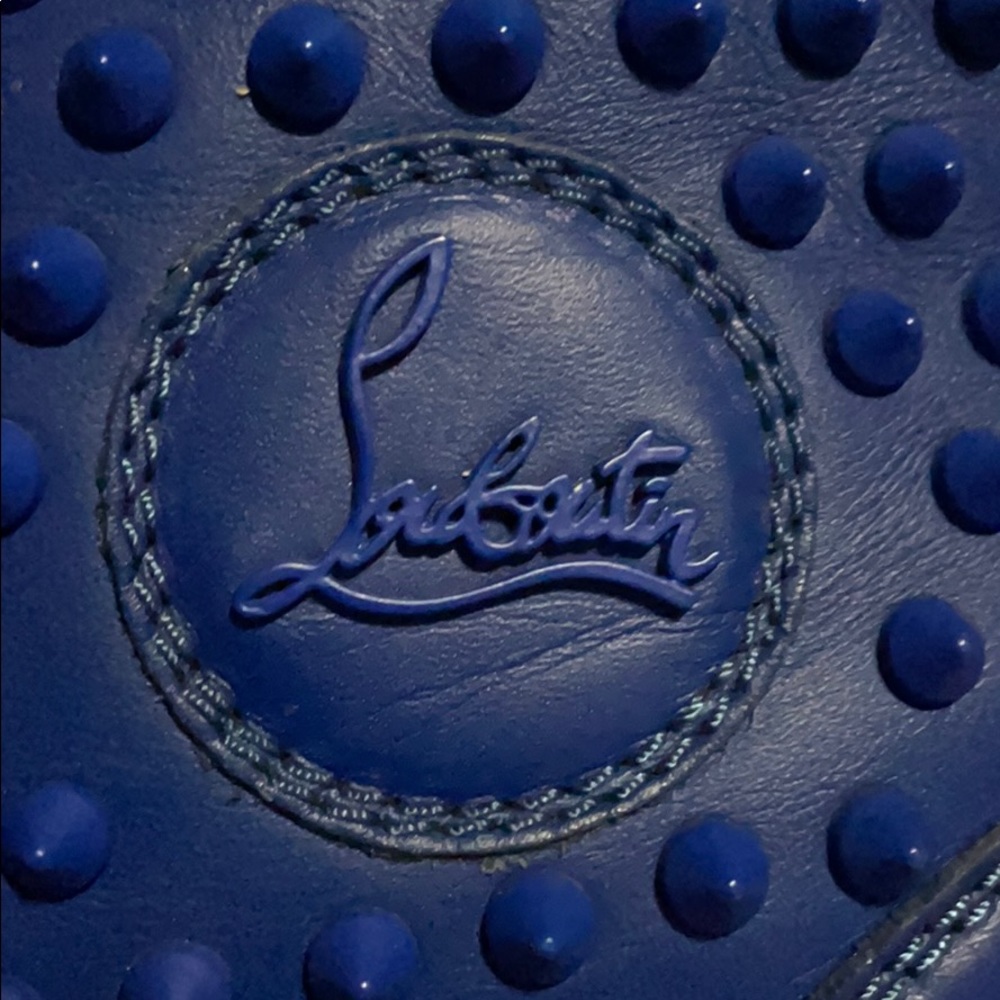 Men’s Louis Vuitton blue spike hightop - Picture 2 of 8